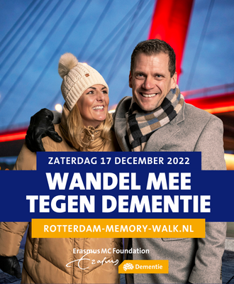 Inschrijven voor de Rotterdam Memory Walk 2022
