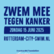 Zwem kanker kansloos tijdens de Rotterdam City Swim